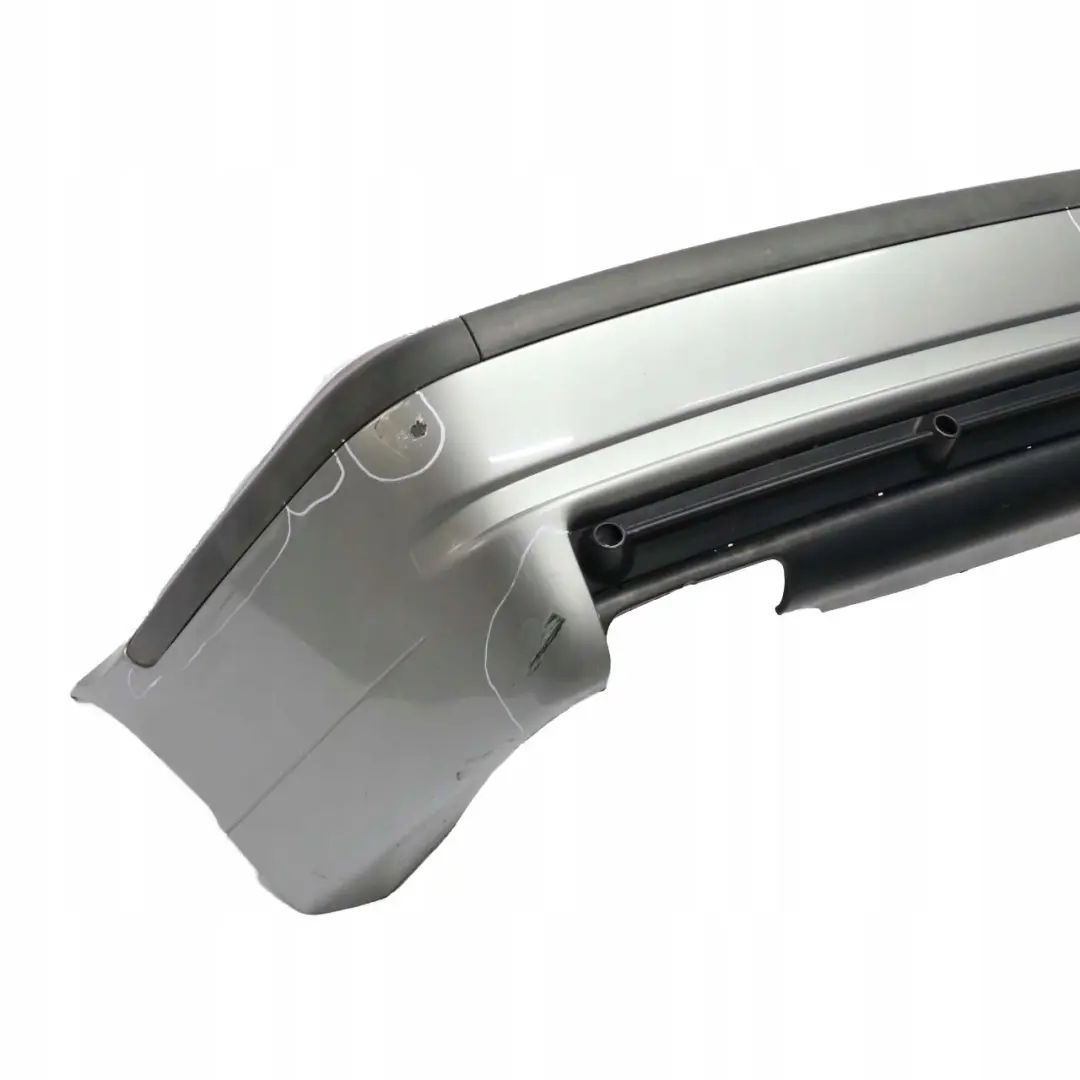 BMW 3 E46 Limousine M Sport Paket Stossfänger Hinten PDC Silbergrau - A08 - SKU 0002105-SBG - Teilenummer 0002105