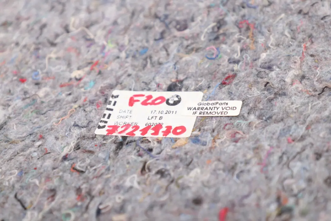 Izolacja wygłuszenie podłogi do BMW F20 F21 o numerze 7221970 BMW F20 F21 Izolacja wygłuszenie podłogi - SKU 7221970 - Numer Części 7221970