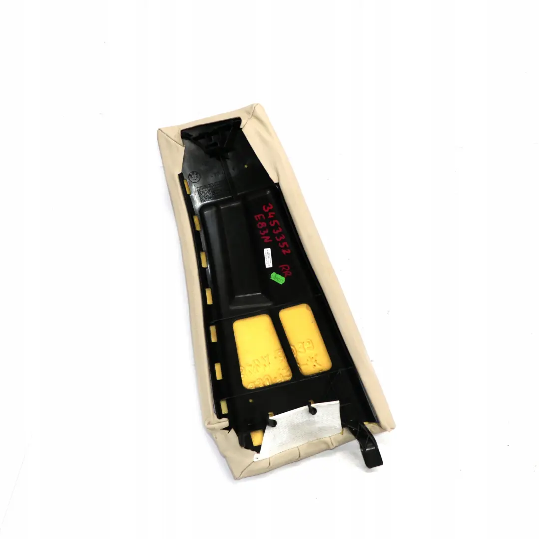 Panneau Lateral Arriere Droite Cuir Nevada Huitre pour BMW X3 E83 LCI à propos du numéro de pièce 3453352 BMW X3 E83 LCI Panneau Lateral Arriere Droite Cuir Nevada Huitre - SKU 3453352 - Numéro de pièce 3453352