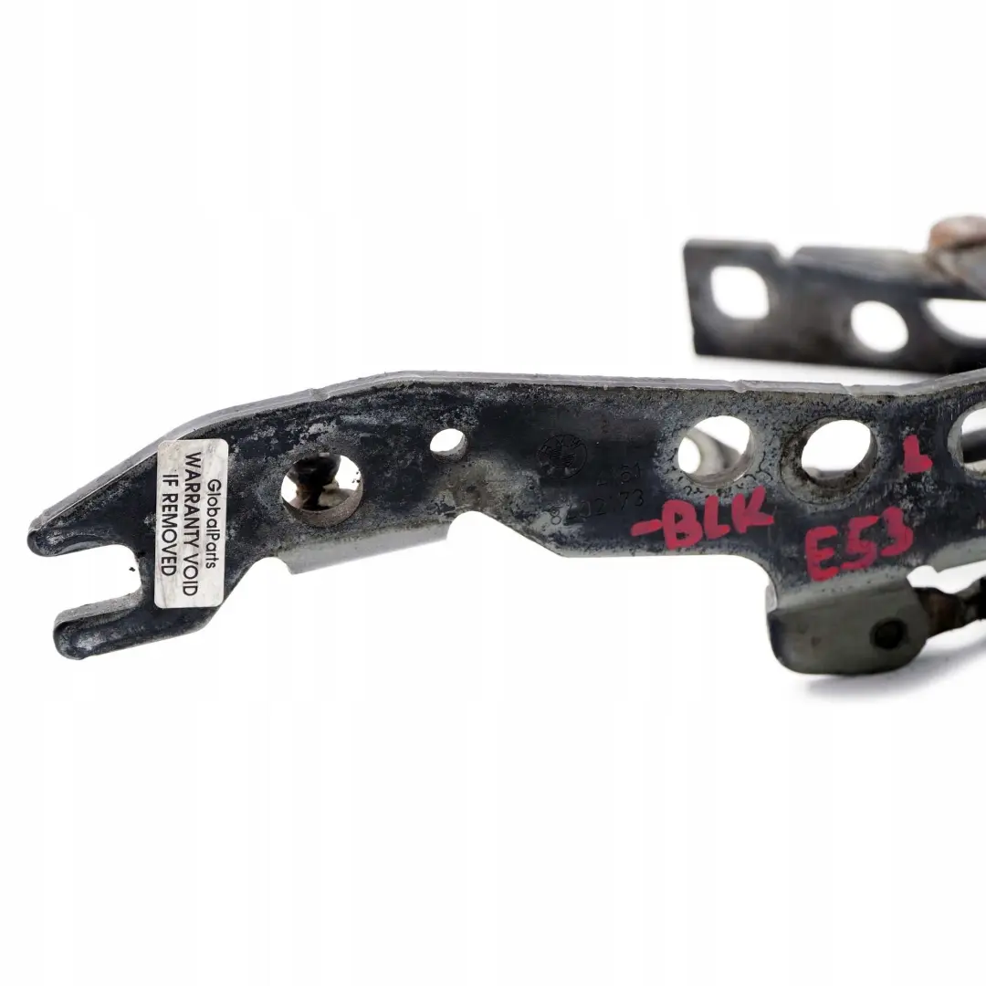 BMW X5 Series E53 Left Engine Hood Hinge Bonnet N/S Black - SKU 8402173-BLK - Part number 8402173