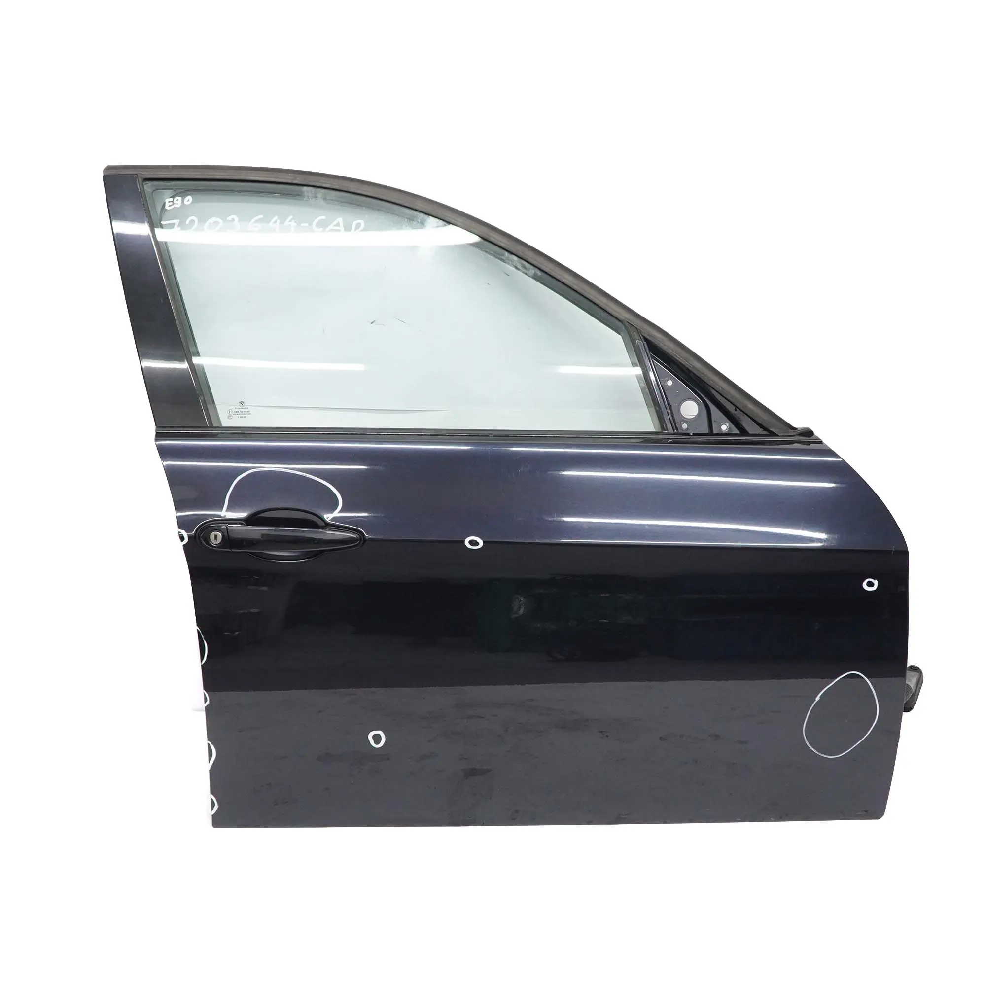 BMW E90 E91 Puerta Delantera Derecha Carbonschwarz Carbon Black