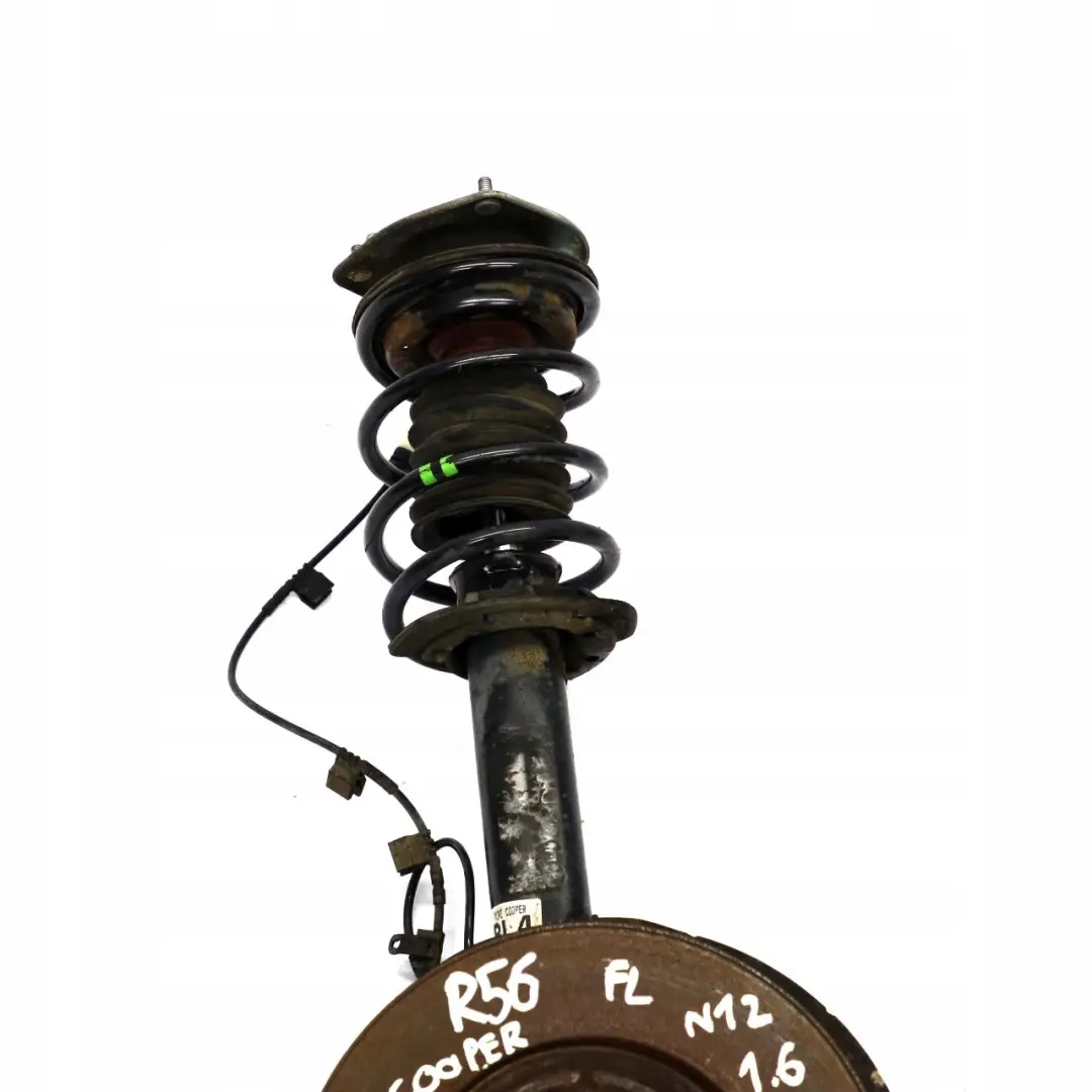 LEFT SPRING STRUT LEG BRAKE SUSPENSION HUB para Mini R56 Cooper N12 con número de pieza 6782207 Mini R56 Cooper N12 LEFT SPRING STRUT LEG BRAKE SUSPENSION HUB - SKU 6782207 - Número de pieza 6782207