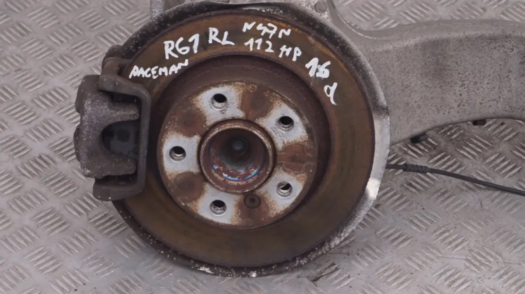 BMW Mini R61 Paceman N47N 1.6 112 HP Rear Left N/S Leg Brake Suspension Hub - SKU 9805657 - Part number 9805657