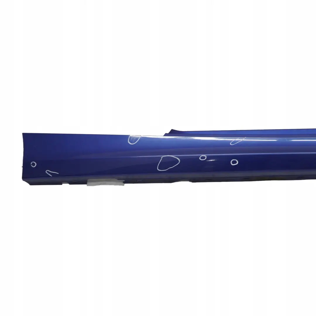 BMW 1 E81 E82 E88 5 Sill Strip Side Skirt Right O/S Montegoblau Blue - A51 - SKU 0036142-MTB5 - Part number 0036142