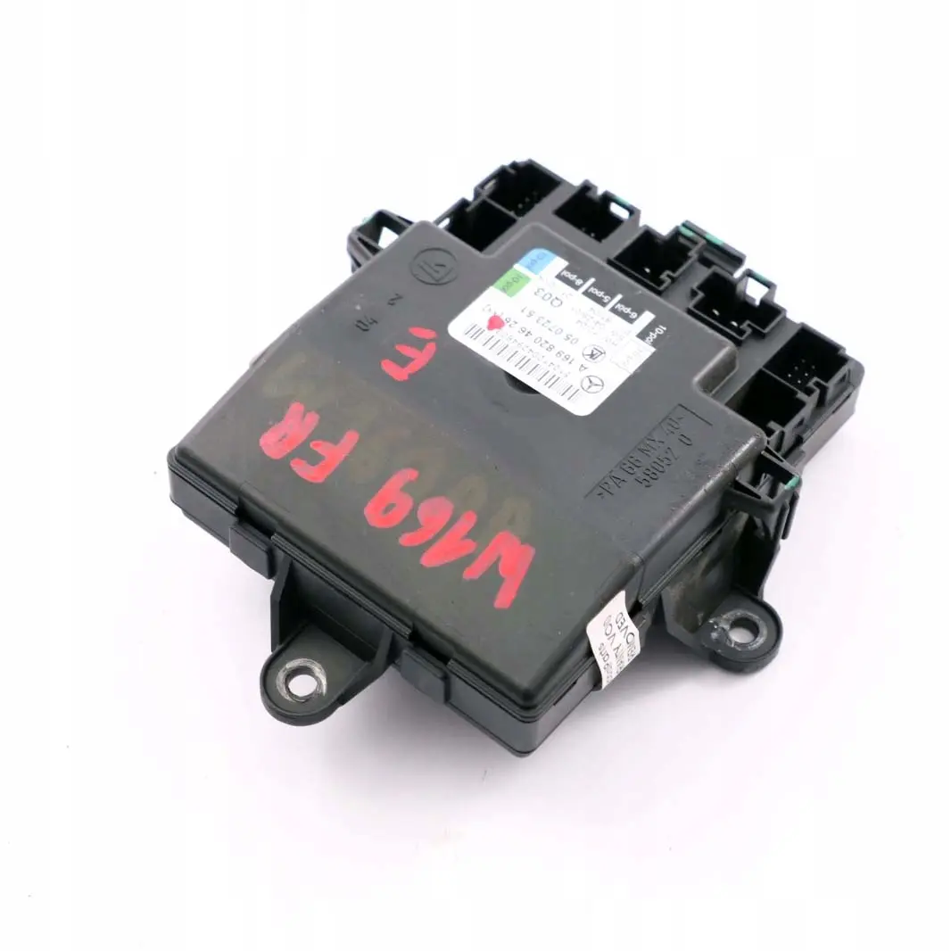 Puerta Delantera Derecha Modulo De Unidad De Control para Mercedes W169 con número de pieza A1698204626 Mercedes W169 Puerta Delantera Derecha Modulo De Unidad De Control - SKU A1698204626 - Número de pieza A1698204626