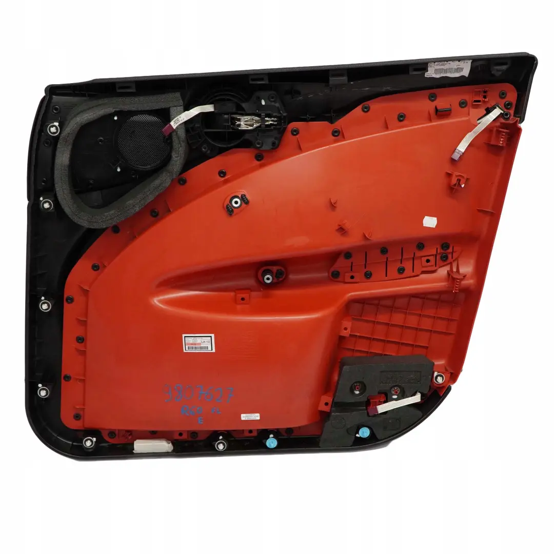 BMW Mini Countryman R60 Front Left N/S Door Card Trim Panel Black Pure Red - SKU 9807627 - Part number 9807627