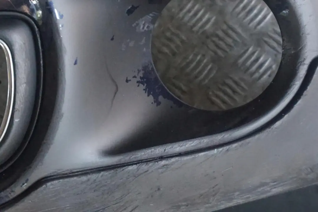 Complete Front Bumper Trim Panel Cosmic Blue - B13 to Mini R60 Cooper S with Part number 9806064 Mini R60 Cooper S Complete Front Bumper Trim Panel Cosmic Blue - B13 - SKU 9806064-COB - Part number 9806064