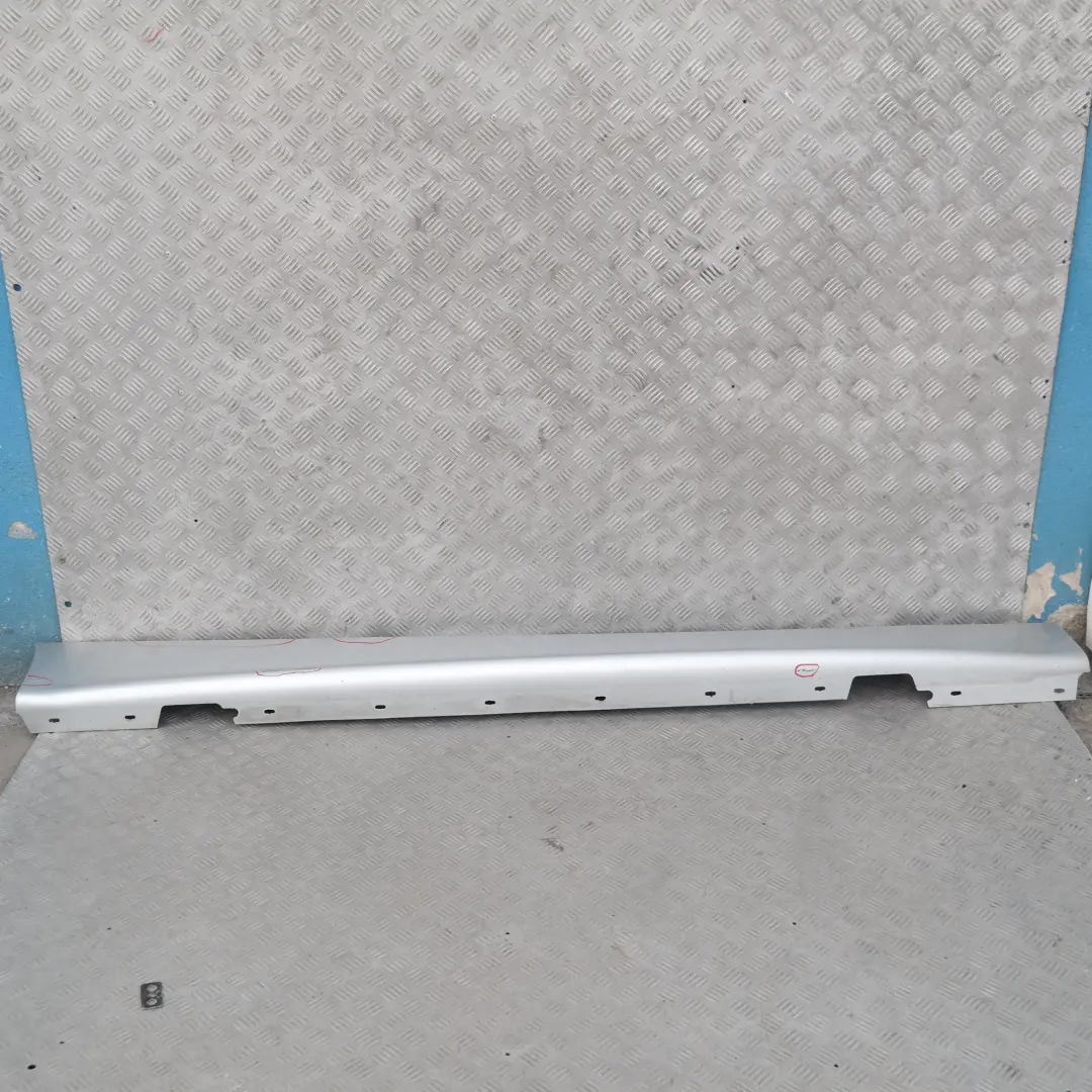 Sill Strip Side Skirt Right O/S Titansilber Silver Metallic to BMW 1 SERIES 6 E87 with Part number 32948 BMW 1 SERIES 6 E87 Sill Strip Side Skirt Right O/S Titansilber Silver Metallic - SKU 0032948-TS6 - Part number 32948