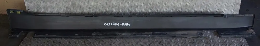 Door Sill Cover Side Skirt Left N/S Tiefseeblau Blue - A76 to BMW 5 E60 E61 LCI 1 with Part number 0422464 BMW 5 E60 E61 LCI 1 Door Sill Cover Side Skirt Left N/S Tiefseeblau Blue - A76 - SKU 0422464-DSB1 - Part number 0422464