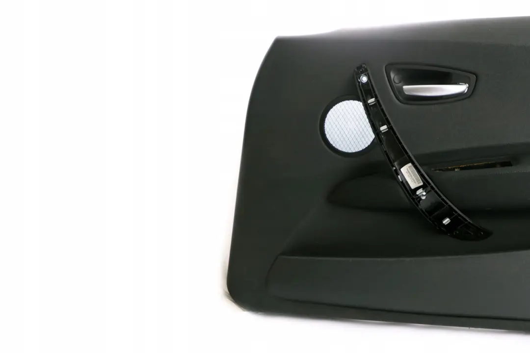 Front Right O/S Interior Door Card Panel Trim Black Foliente to BMW 1 Series E87 1 with Part number 7133300 BMW 1 Series E87 1 Front Right O/S Interior Door Card Panel Trim Black Foliente - SKU 7133300-1 - Part number 7133300