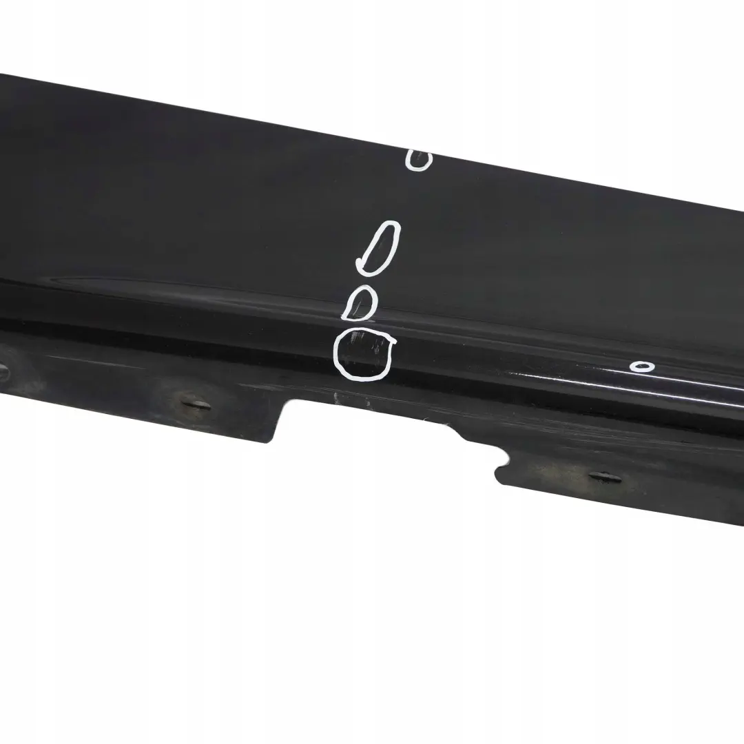 BMW 1 E87 3 Sill Strip Side Skirt Right O/S Black Sapphire Metallic - 475 - SKU 0032948-BS3 - Part number 0032948