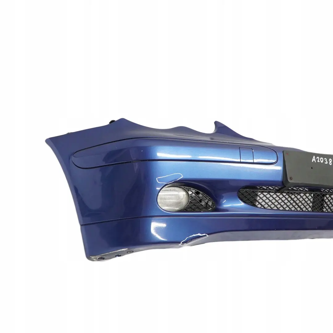 Mercedes-Benz C-Class W203 Front Bumper Trim Panel Jaspisblau Blue - 345 to with Part number A2038850025 Mercedes-Benz C-Class W203 Front Bumper Trim Panel Jaspisblau Blue - 345 - SKU A2038850025-JAS - Part number A2038850025