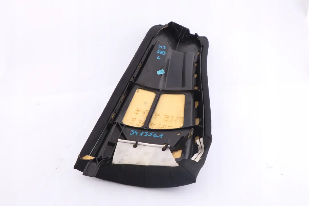 BMW E83 Asiento Trasero Izquierdo Panel Lateral Negro Antracita 3330437 - SKU 3413561 - Número de pieza 3413561