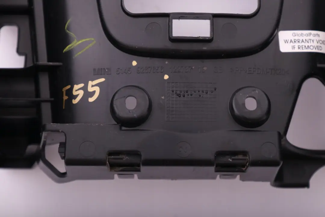 Instrument Carrier Instrument Panel Middle Bottom to Mini F55 F56 F57 with Part number 9267656 Mini F55 F56 F57 Instrument Carrier Instrument Panel Middle Bottom - SKU 9267656 - Part number 9267656