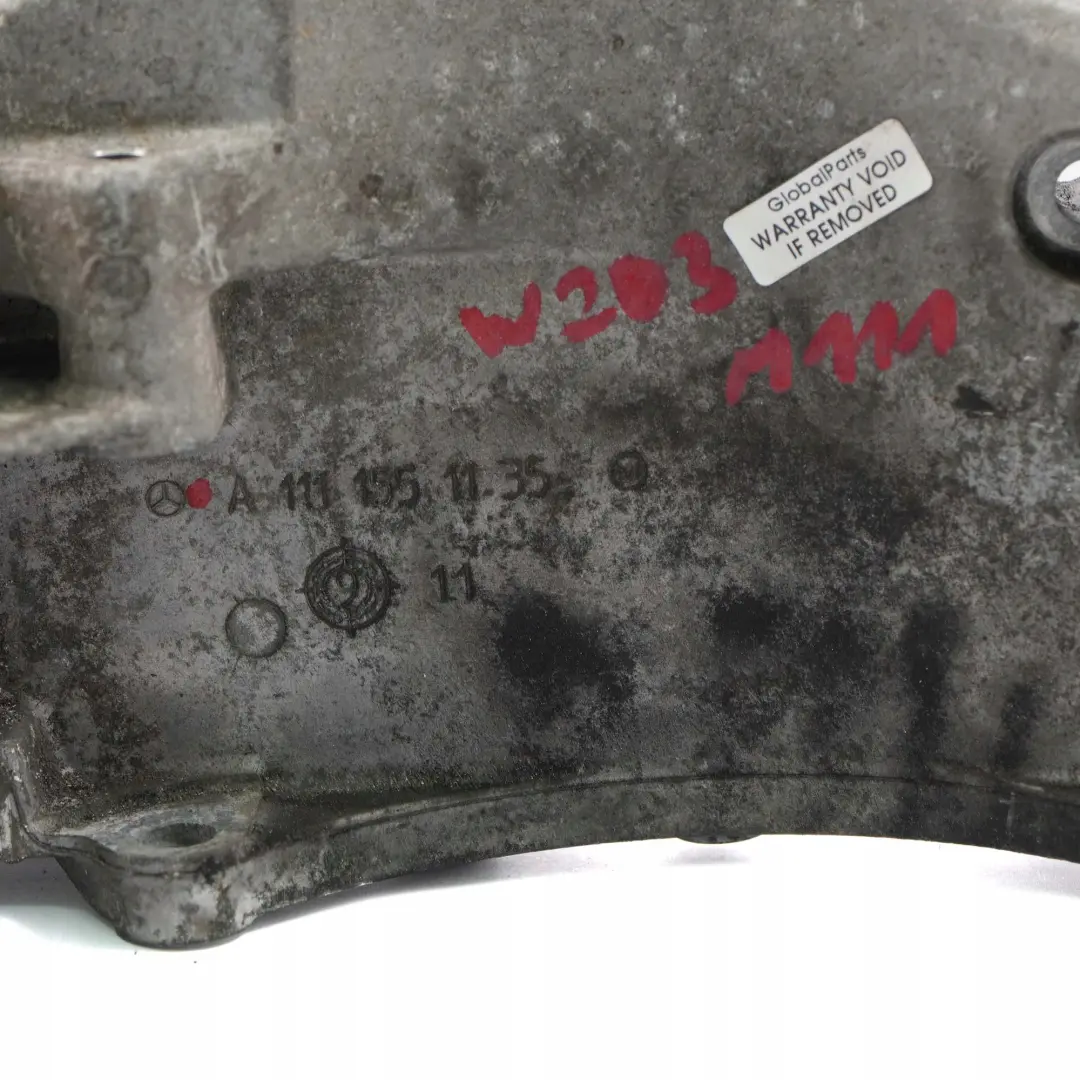 M111 C 180 Motor Alternador Soporte para Mercedes W203 con número de pieza A1111551135 Mercedes W203 M111 C 180 Motor Alternador Soporte - SKU A1111551135 - Número de pieza A1111551135