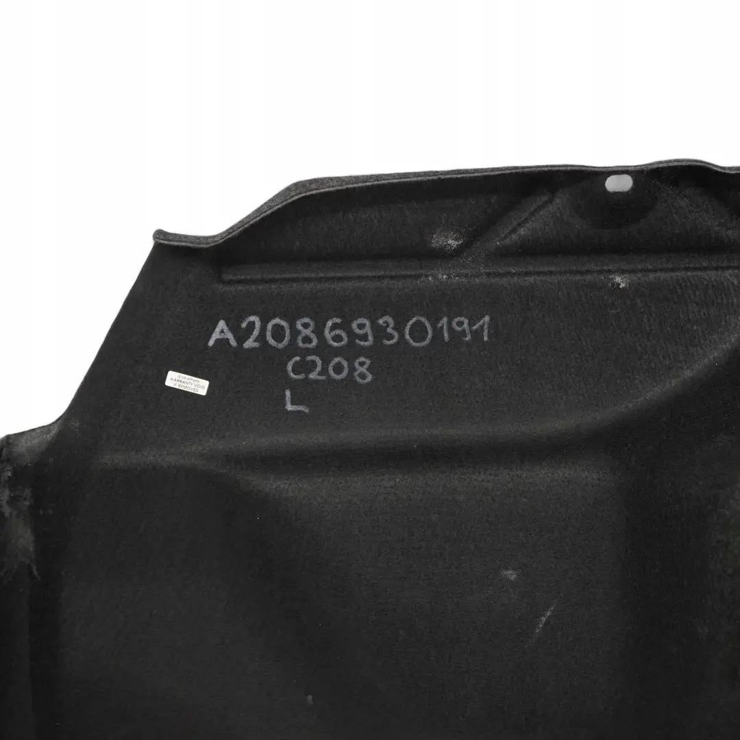  Mercedes-Benz CLK W208 Boot Trunk Left N/S Lateral Trim Panel - SKU A2086930191 - Part number A2086930191