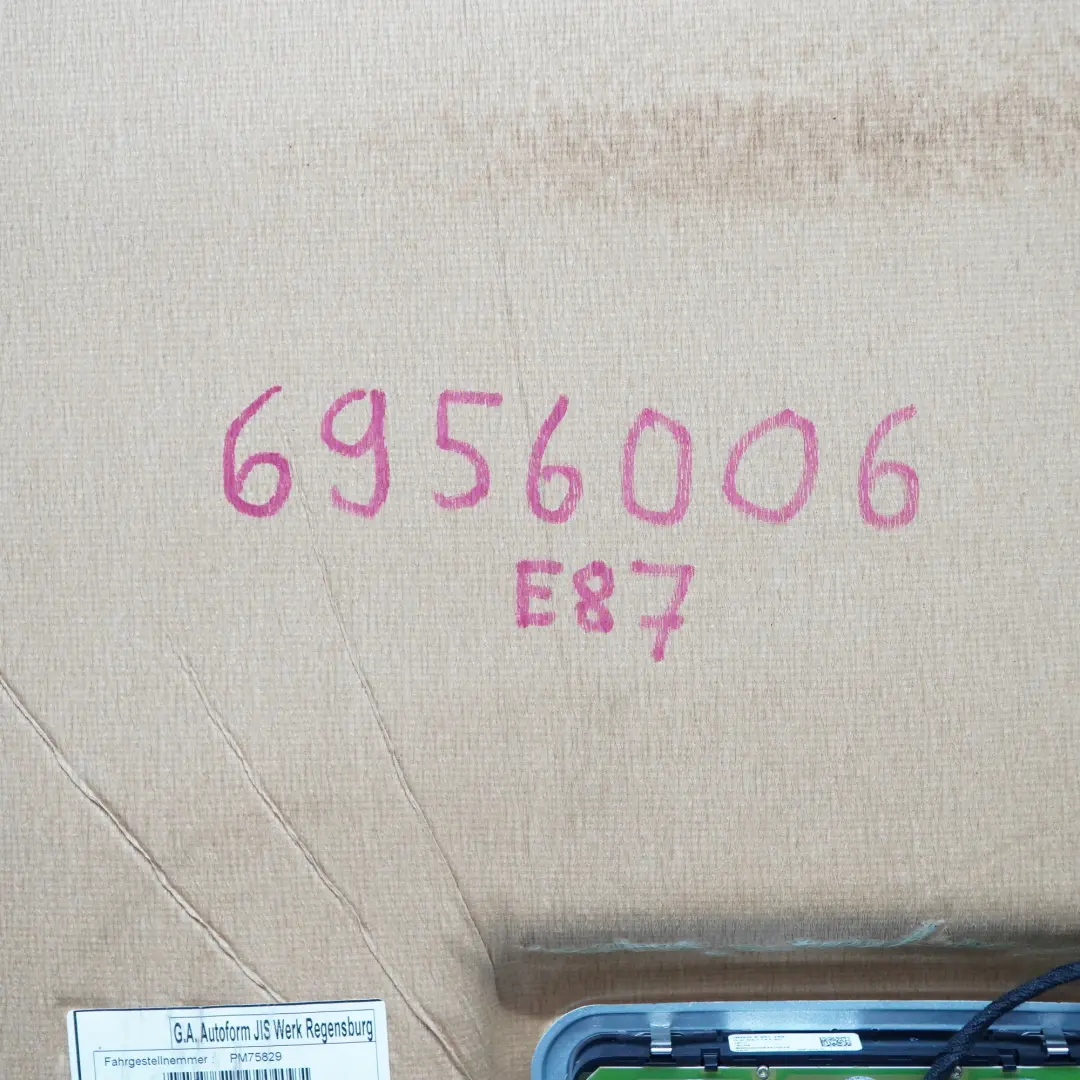  Genuine BMW 1 Series E87 E87N LCI Beige Headlining Roof Lining 7146353 7661724 - SKU 6956006 - Part number 6956006