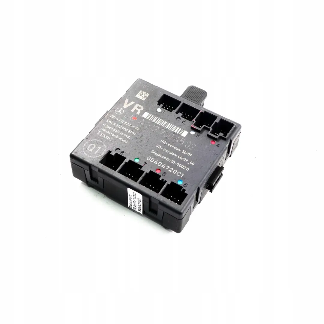 W207 Module De Commande Porte Avant Droite pour Mercedes W204 à propos du numéro de pièce A2129004502 Mercedes W204 W207 Module De Commande Porte Avant Droite - SKU A2129004502 - Numéro de pièce A2129004502