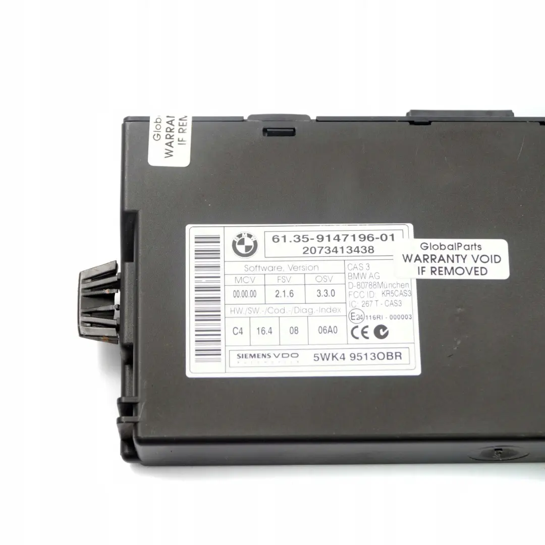 BMW E81 E87 LCI E90 E91 120d 320d Diesel N47 ECU Kit DDE CAS3 + 2 Keys - SKU 7810000-1 - Part number 7810000