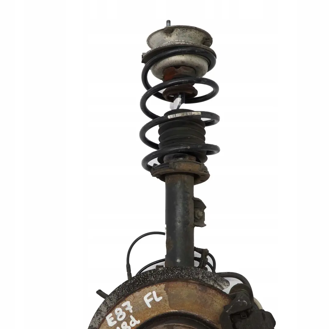 BMW 1 E87 118d M47N2 Sport Front Left N/S Spring Strut Brake Suspension Leg Hub - SKU 6771557 - Part number 31316771557