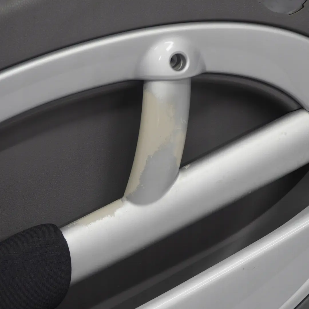 Mini R50 Pannello Porta Decorazione Frontale SX Grigio Argento Tessuto - SKU 7070591 - Numero di parte 7070591