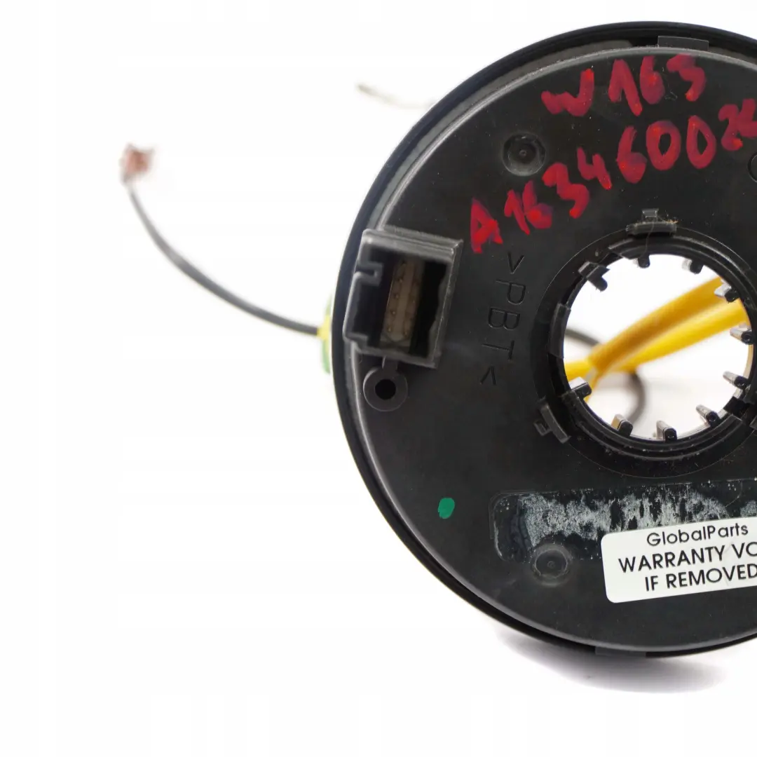Mercedes-Benz M-Class ML W163 Steering Airbag Slip Ring to with Part number A1634600249 Mercedes-Benz M-Class ML W163 Steering Airbag Slip Ring - SKU A1634600249 - Part number A1634600249