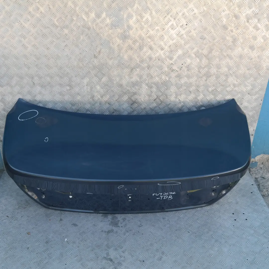 Genuine BMW 7 SERIES E65 E66 E67 Trunk Lid Boot Tailgate Toledoblau Toledo Blue to with Part number 7049252 Genuine BMW 7 SERIES E65 E66 E67 Trunk Lid Boot Tailgate Toledoblau Toledo Blue - SKU 7049252-TDB - Part number 7049252