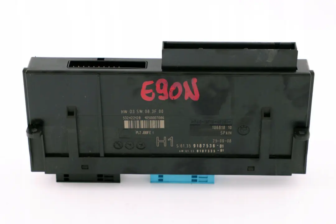 BMW 3 Series E90N E90 LCI ECU Body Control Module H1 6135 - SKU 9187536 - Part number 9187536