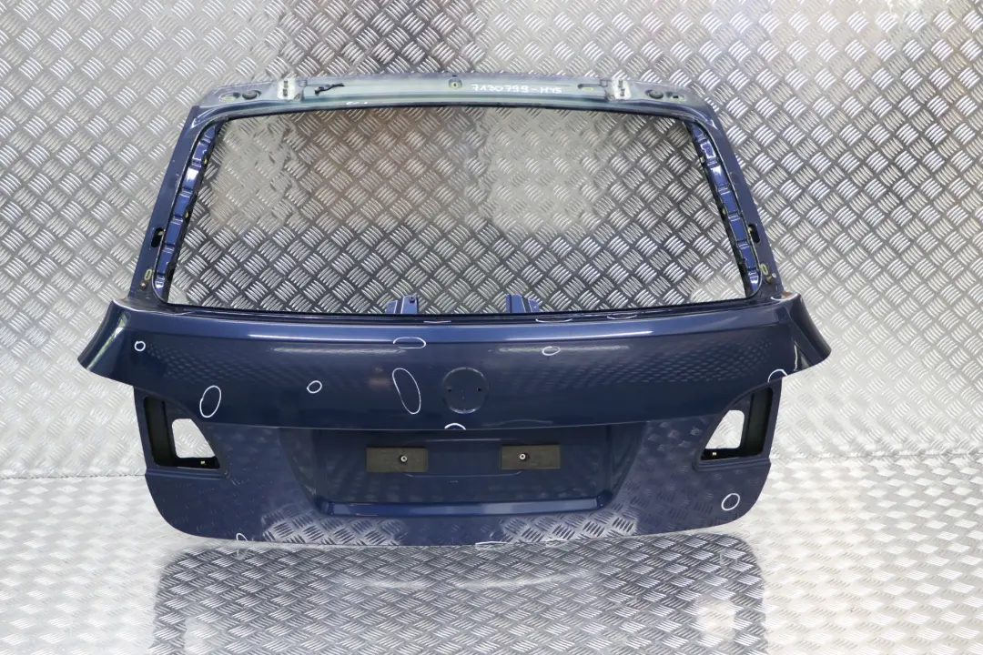 Trunk Boot Lid Mysticblau Mystic Blue Metallic - A07 to BMW 5 E61 Touring Tailgate with Part number 7130799 BMW 5 E61 Touring Tailgate Trunk Boot Lid Mysticblau Mystic Blue Metallic - A07 - SKU 7130799-MYS - Part number 7130799