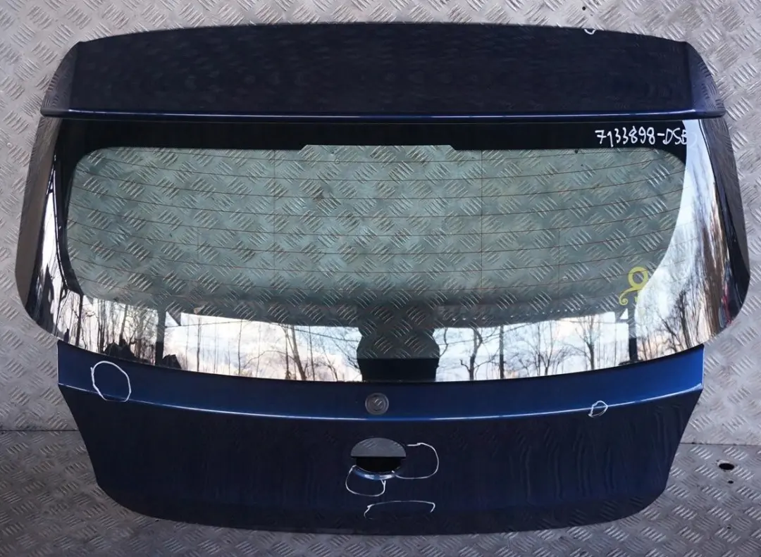 BMW 1 E81 E87 2 Trunk Lid Tailgate Boot Tiefseeblau Deep Sea Blue A76 - SKU 7133898-DSB2 - Part number 7133898