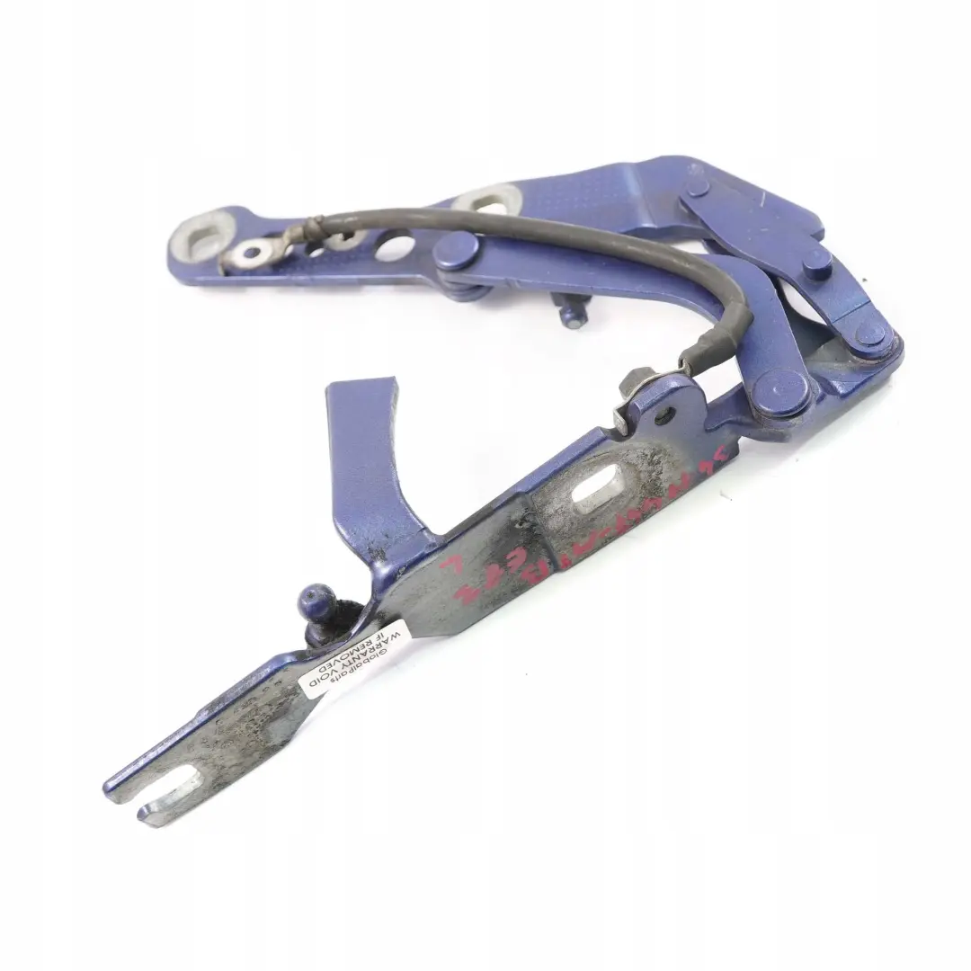 BMW X3 Series E83 Front Bonnet Hood Left Hinge N/S Montegoblau Blue - A51 - SKU 3411447-MTB - Part number 3411447