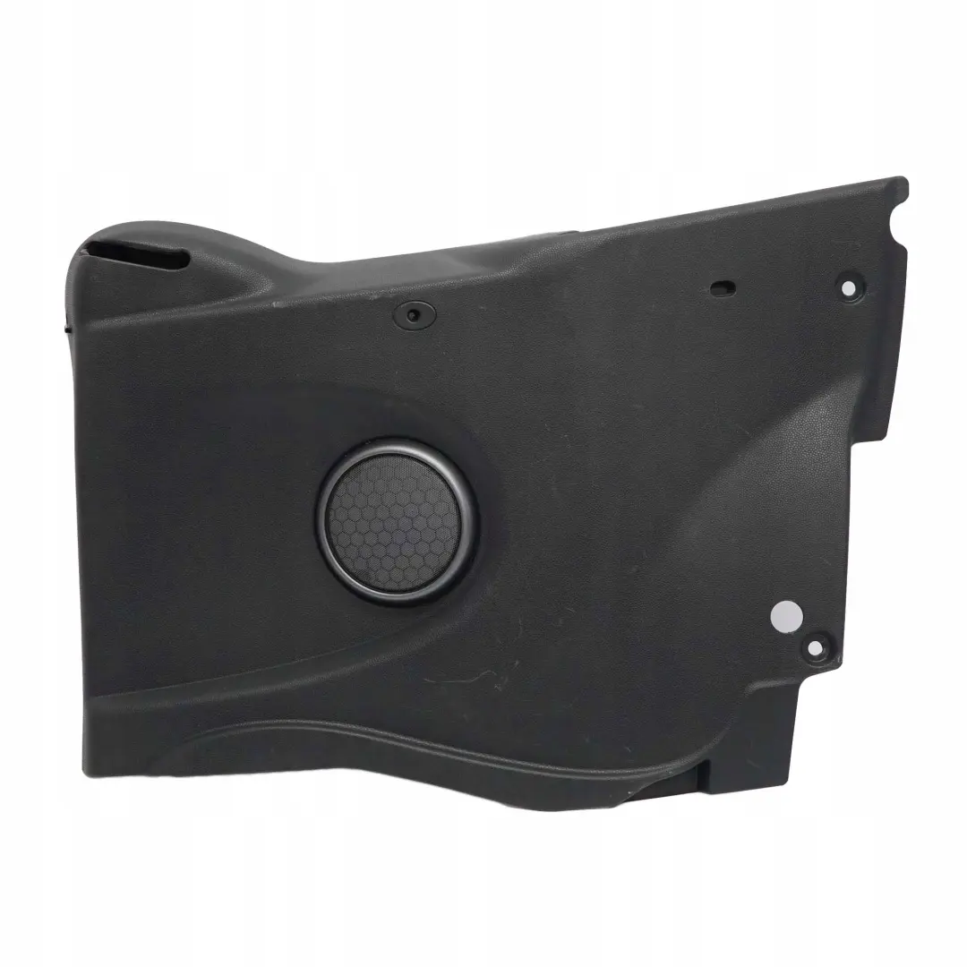 Trasero Derecho Lateral Trim Panel Panther Negro para Mini Cabrio R52 con número de pieza 6968590 Mini Cabrio R52 Trasero Derecho Lateral Trim Panel Panther Negro - SKU 6968590 - Número de pieza 6968590