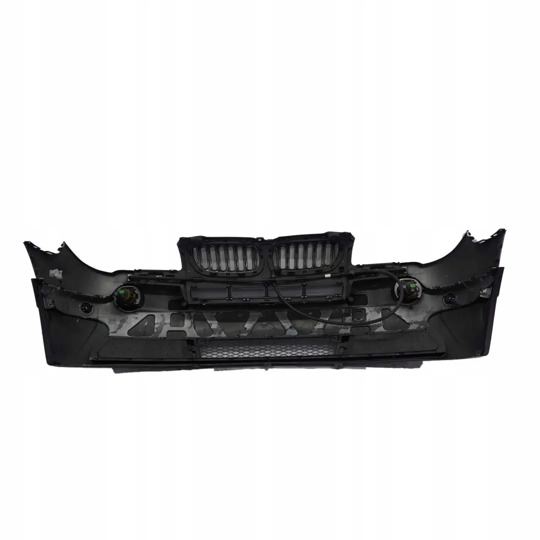 BMW X3 E83 Complete Front Bumper PDC Bluewater Blue Water Metallic - 896 - SKU 0409897-WB - Part number 0409897