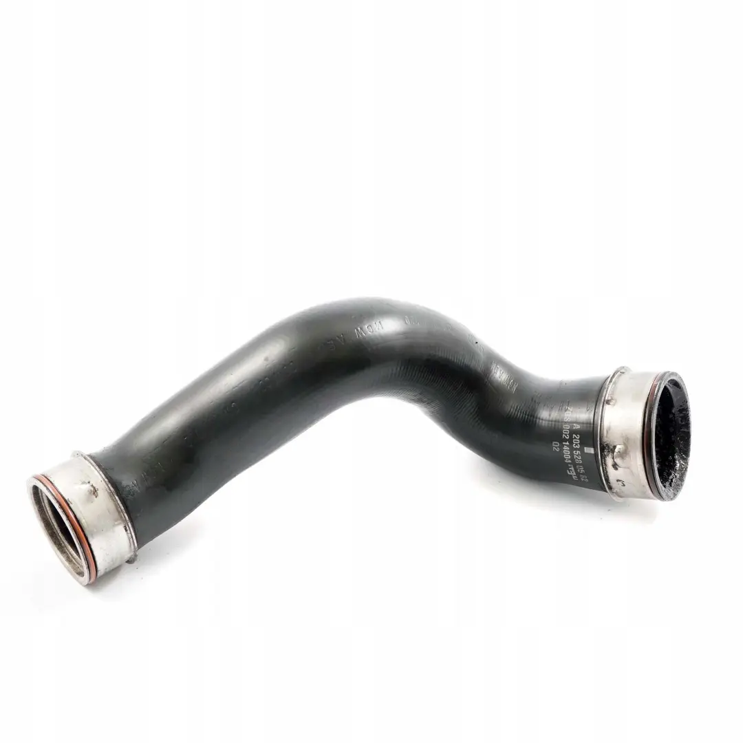 Rura wąż przewód intercoolera lewa do Mercedes C W203 o numerze A2035280582 Mercedes C W203 Rura wąż przewód intercoolera lewa - SKU A2035280582 - Numer Części A2035280582