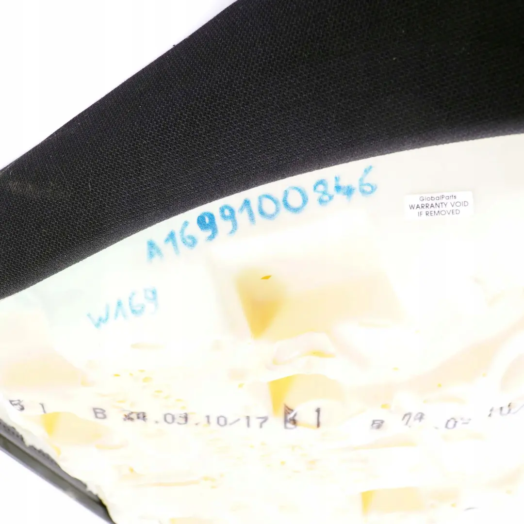 Mercedes W169 Asiento Delantero Izquierdo Derecho N/ Funda Tela Negro Antracita - SKU A1699100846 - Número de pieza A1699100846