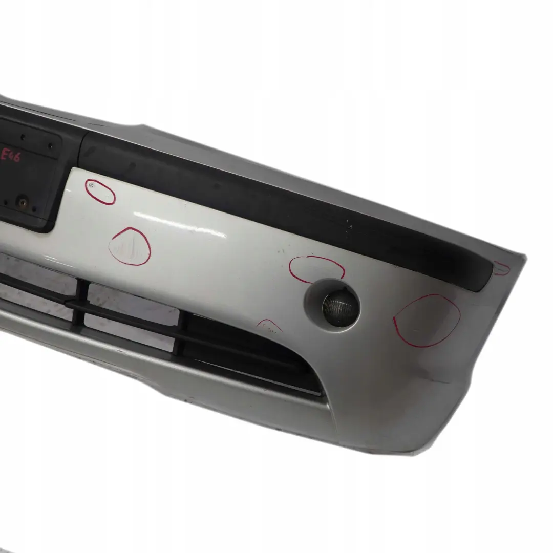 Front Bumper Trim Panel Titansilber Silver - 354 to BMW 3 E46 Saloon Touring 1 with Part number 0030351 BMW 3 E46 Saloon Touring 1 Front Bumper Trim Panel Titansilber Silver - 354 - SKU 0030351-TS1 - Part number 0030351