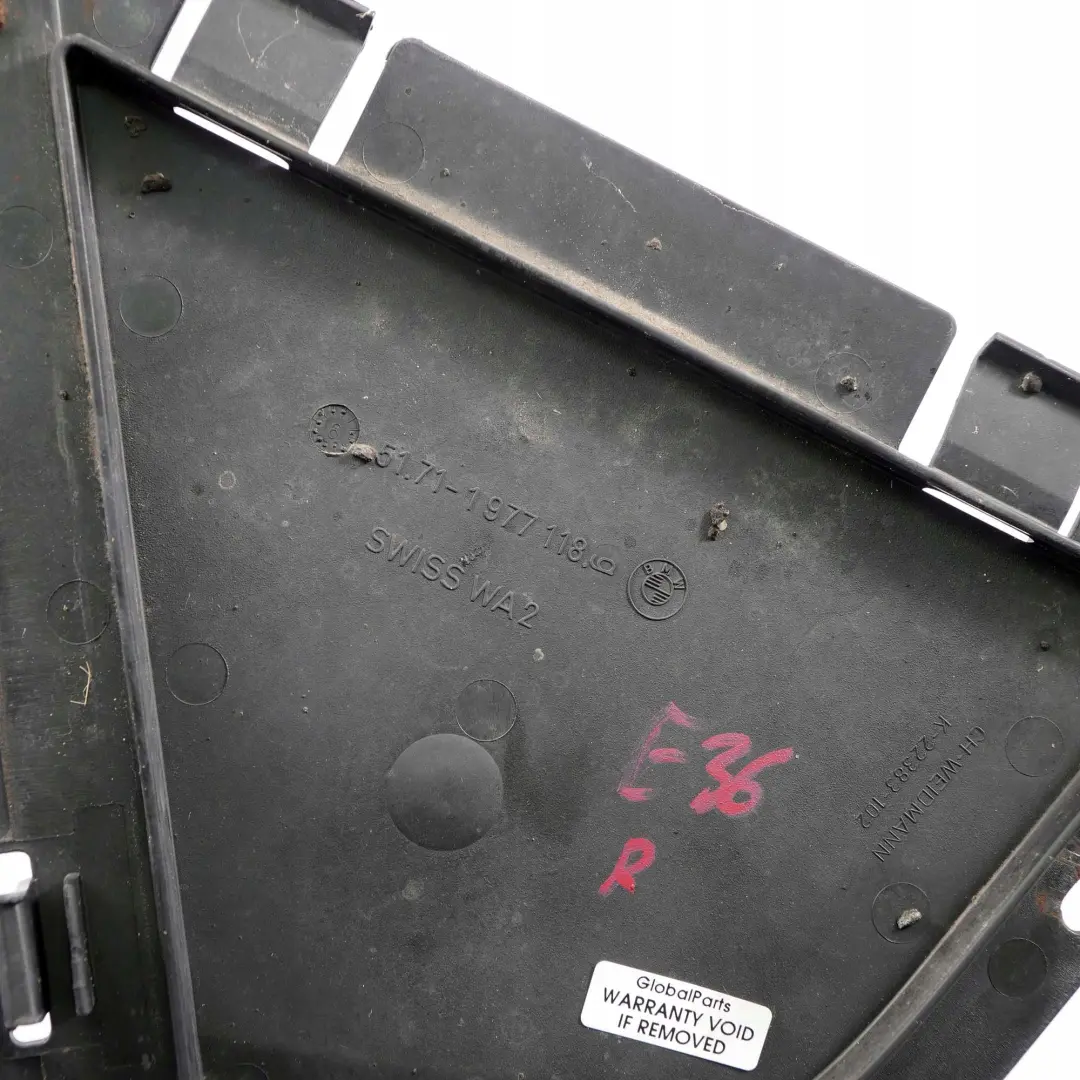 Vorne Stoßstange Aufnahme Rechts für BMW 3 er E36 mit Teilenummer 1977118 BMW 3 er E36 Vorne Stoßstange Aufnahme Rechts - SKU 1977118 - Teilenummer 1977118