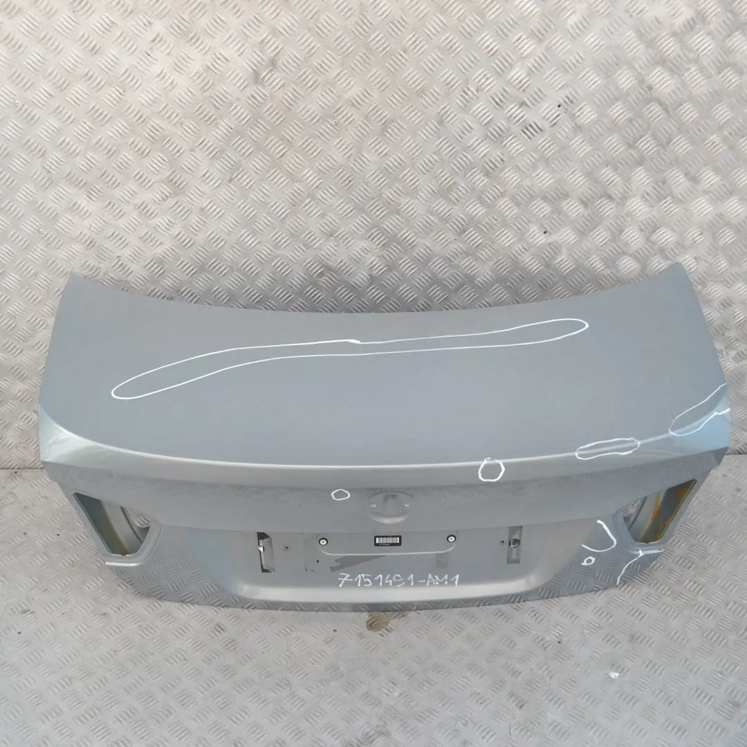 BMW 3 SERIES 1 E90 Saloon Trunk Lid Tailgate Boot Lid Arktis Metallic - A34 - SKU 7151491-AM1 - Part number 41627151491