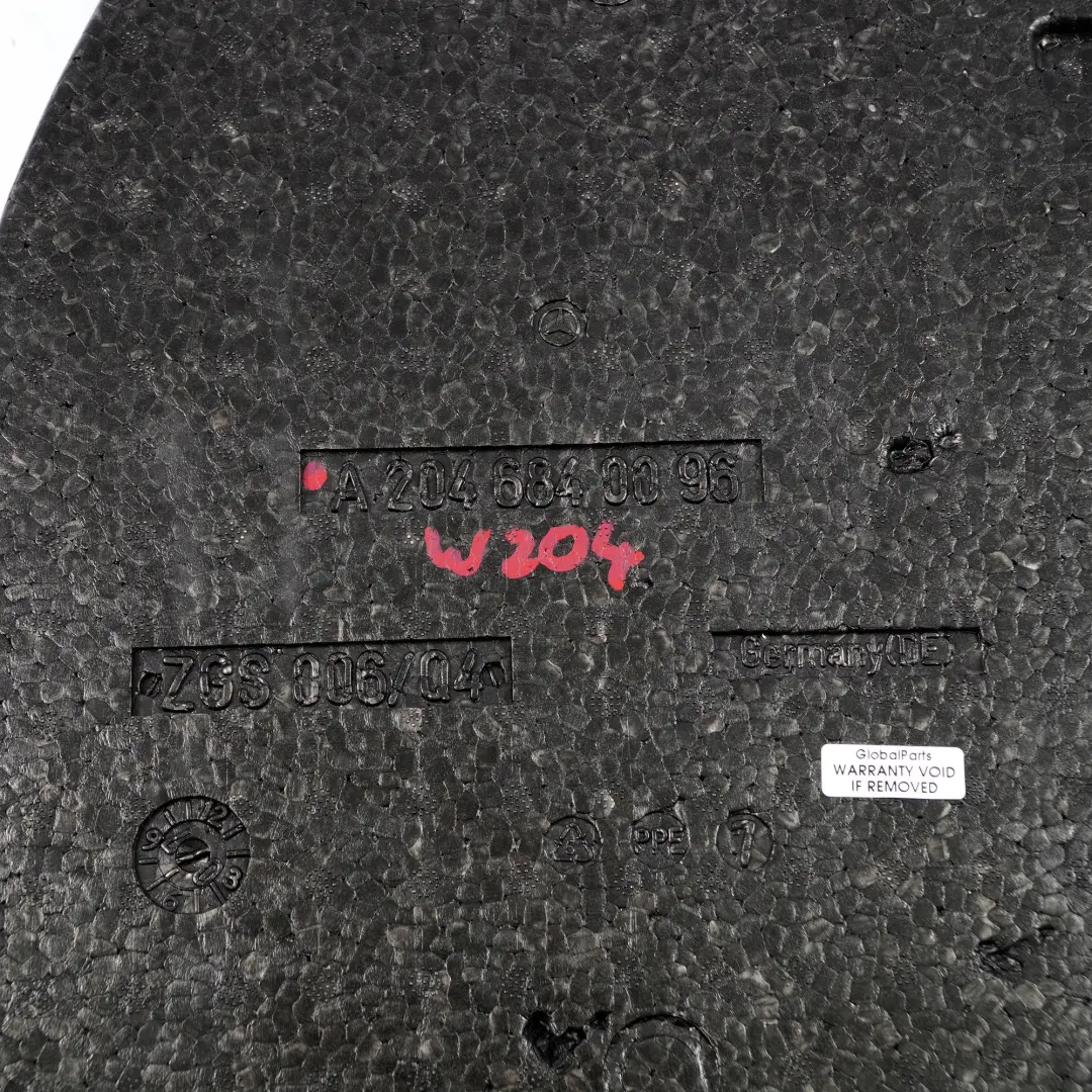 Mercedes-Benz W204 Front Passenger Leg Room Impact Carrier Absorber to with Part number A2046840096 Mercedes-Benz W204 Front Passenger Leg Room Impact Carrier Absorber - SKU A2046840096 - Part number A2046840096