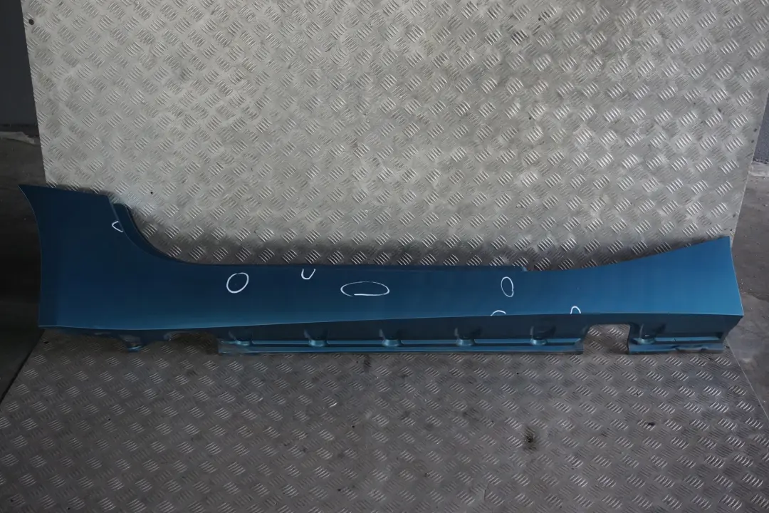 BMW Z4 Reihe E85 E86 Schwellerleiste rechts Maledivenblau Malediven Blau - SKU 0031108-MAB - Teilenummer 0031108