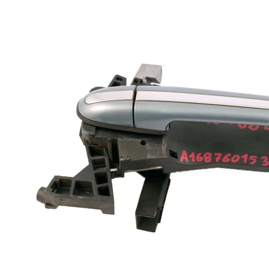 Mercedes-Benz A-Class W168 Rear Left Door N/S Handle Cumulus Grey - 757 to with Part number A1687601534 Mercedes-Benz A-Class W168 Rear Left Door N/S Handle Cumulus Grey - 757 - SKU A1687601534-CUG - Part number A1687601534