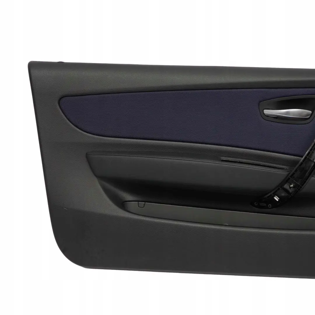 BMW 1 er E81 E82 Türverkleidung Vorne Links Stoff Network Monacoblau - SKU 9121235 - Teilenummer 9121235