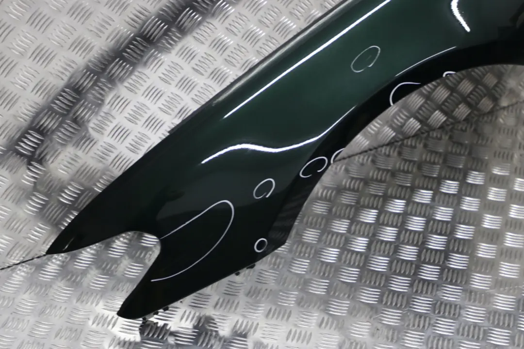 BMW 7 Series E65 E66 E67 Side Panel Wing Front Left N/S Oxfordgruen Green 430 - SKU 7061661-OXF - Part number 7061661