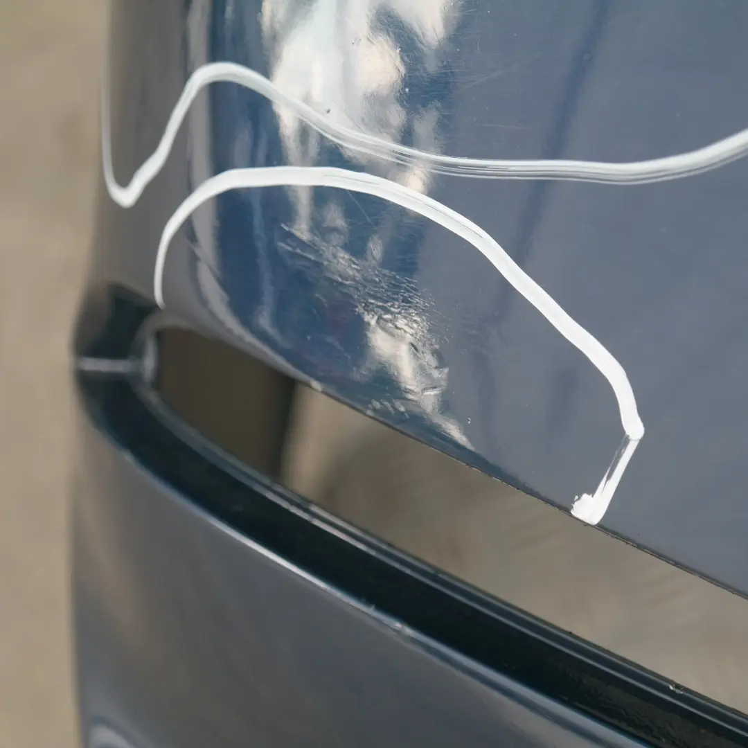 BMW 5 SERIES E60 Saloon Rear Bumper PDC Mysticblau Mystic Blue Metallic A07 - SKU 0149318-MYS1 - Part number 149318