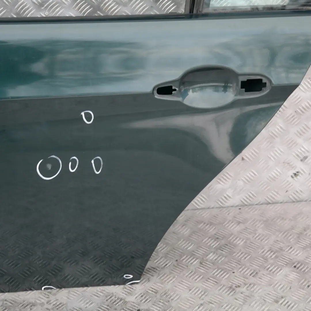 BMW E90 E90N Puerta Trasera Izquierda Tiefgruen Verde Profundo Metalizado - A43 - SKU 7203647-TG - Número de pieza 41007203647