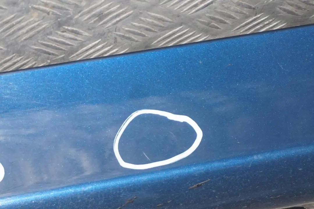 BMW E90 E91 Listello Portiera Apertura Gonna SX Blu Mistico Blu Metallico - SKU 0032951-MYS - Numero di parte 0032951