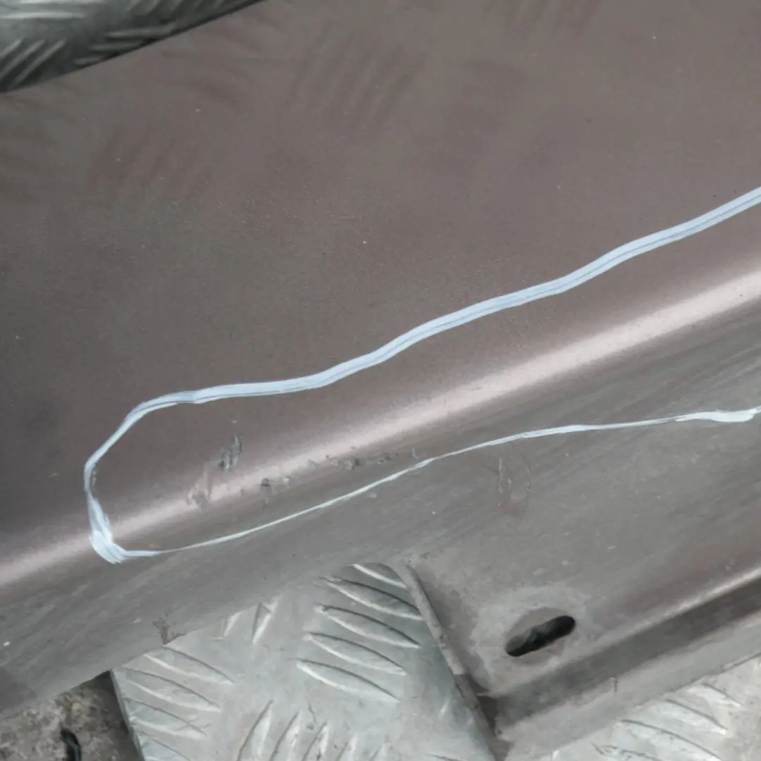 BMW E60 E61 Listello Portiera Apertura Gonna Dx Amethystgrau Grigio A09 - SKU 0150278-AG - Numero di parte 150278