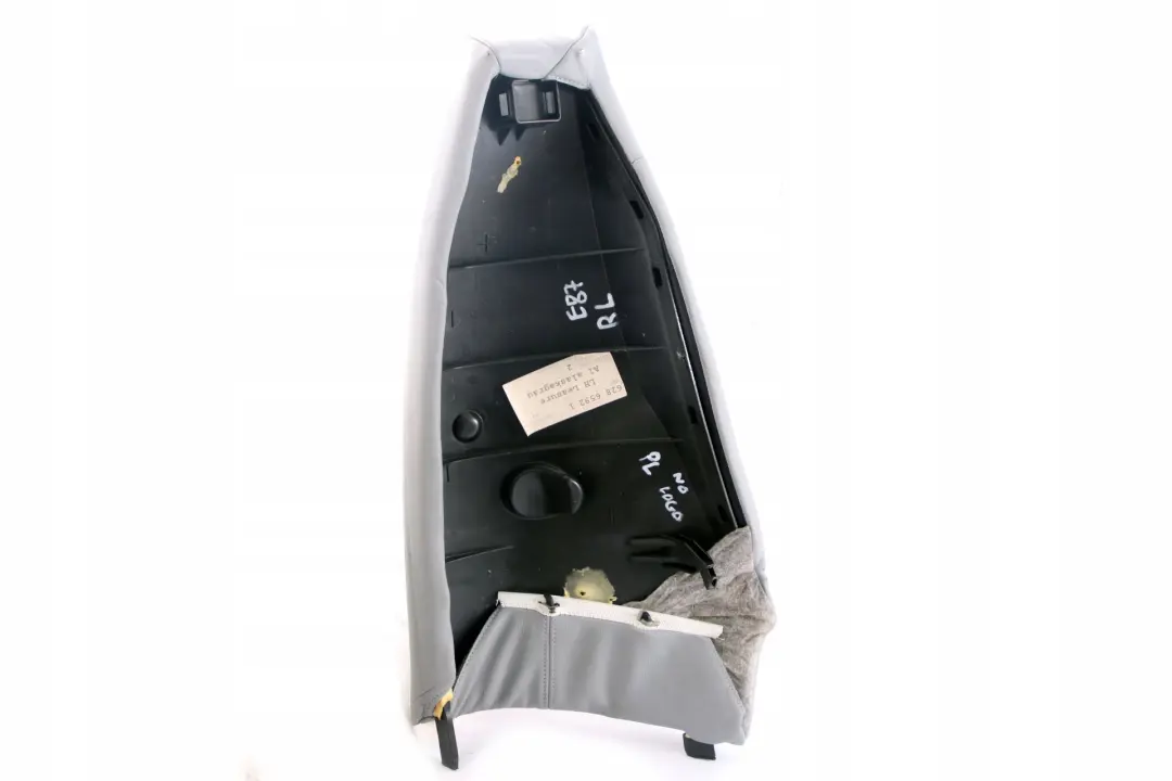 Grey Leather Lateral Side Panel Seat Backrest Rear Left N/S BMW 1 SERIES E87 - SKU 7151669 - Part number 7151669