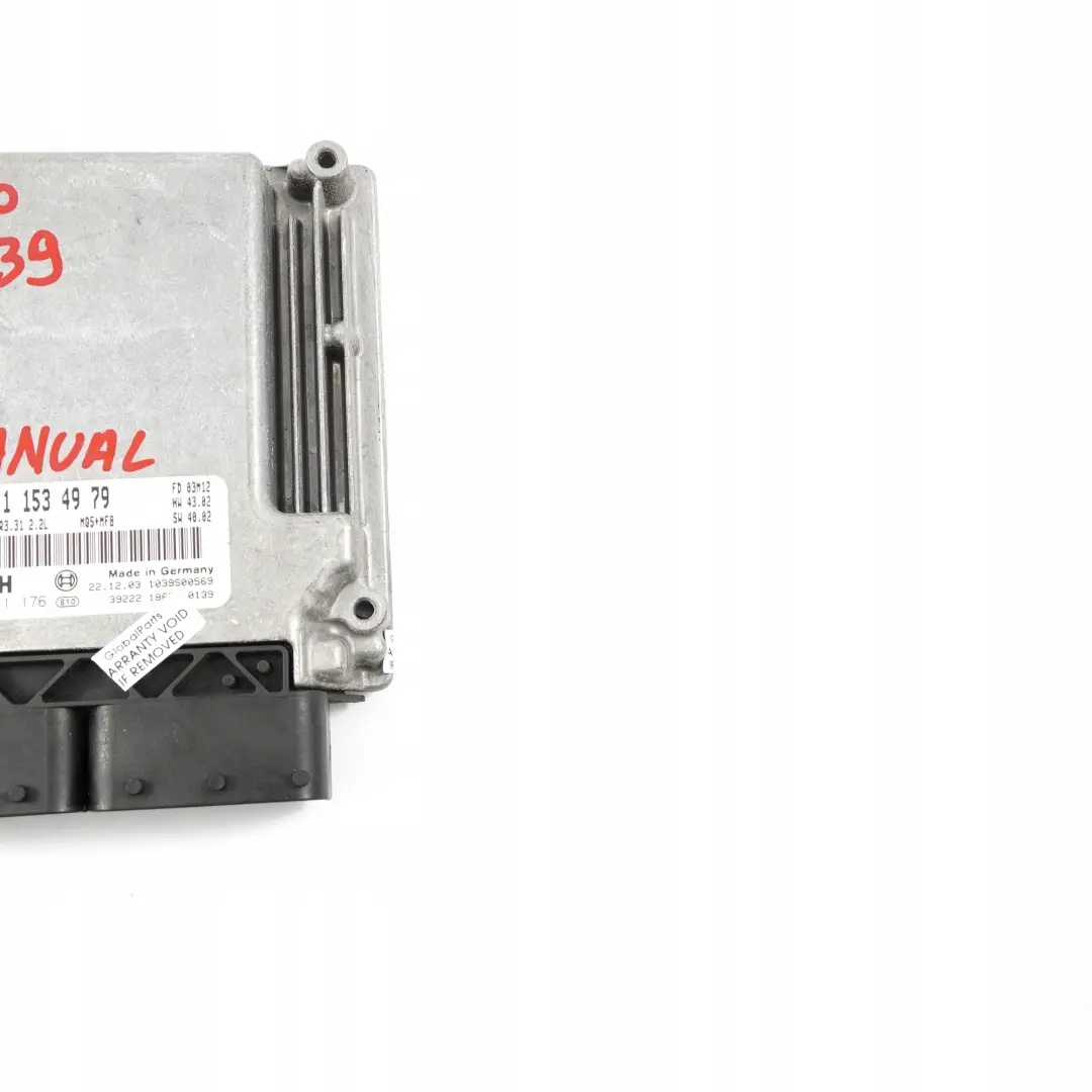 Mercedes-Benz Vito Viano W639 Engine Control Unit Module ECU Manual to with Part number A6111534979 Mercedes-Benz Vito Viano W639 Engine Control Unit Module ECU Manual - SKU A6111534979 - Part number A6111534979