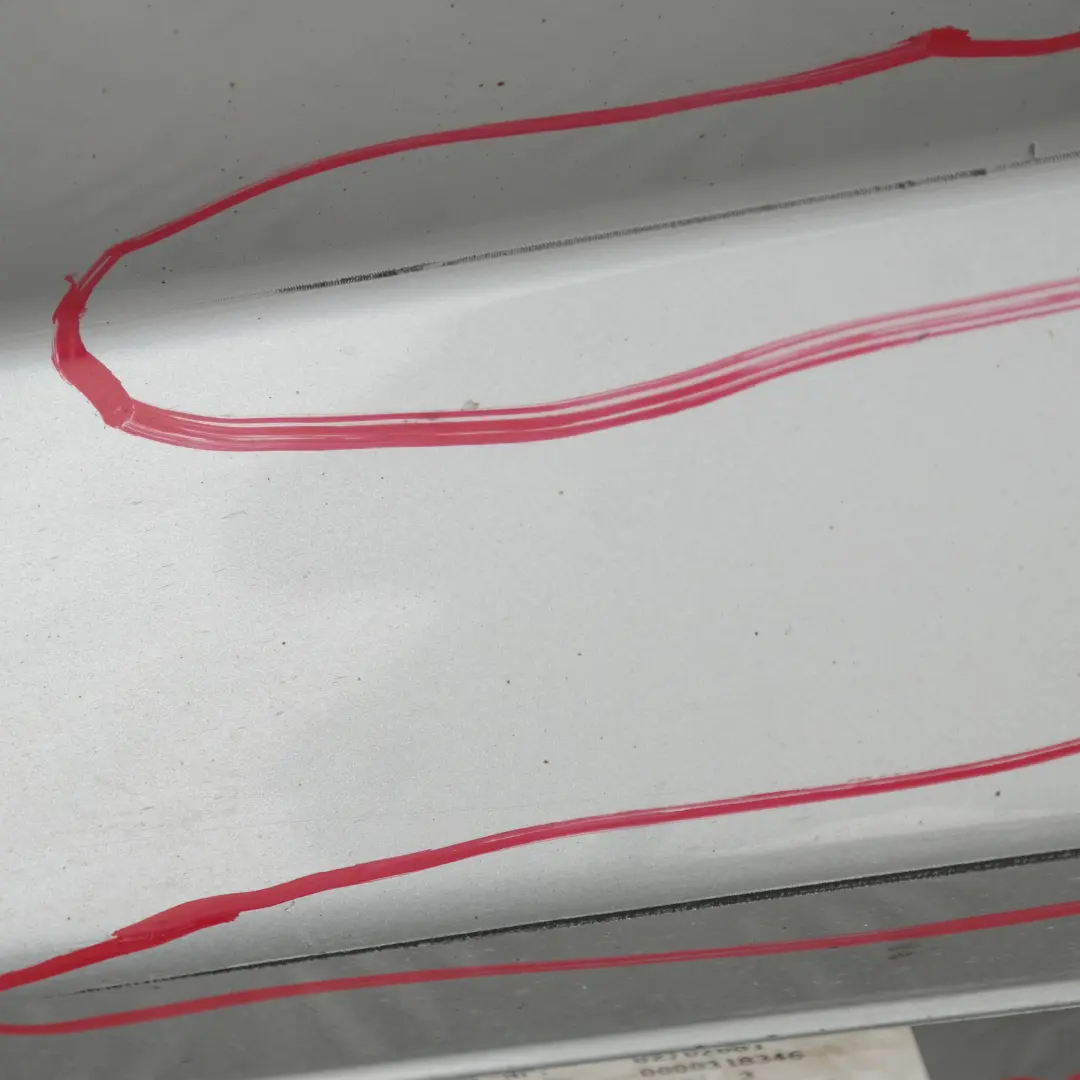 BMW 4 E81 E82 E88 Sill strip skirt left Titansilber Titan Silver - SKU 0036143-TS4 - Número de pieza 36143